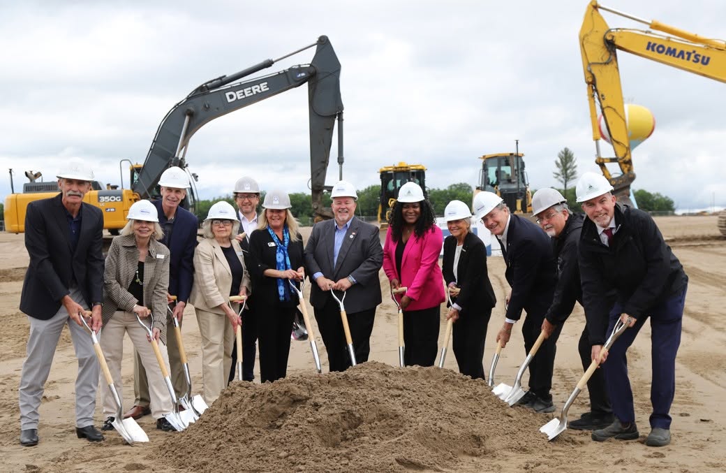 Team Wasaga at a groundbreaking