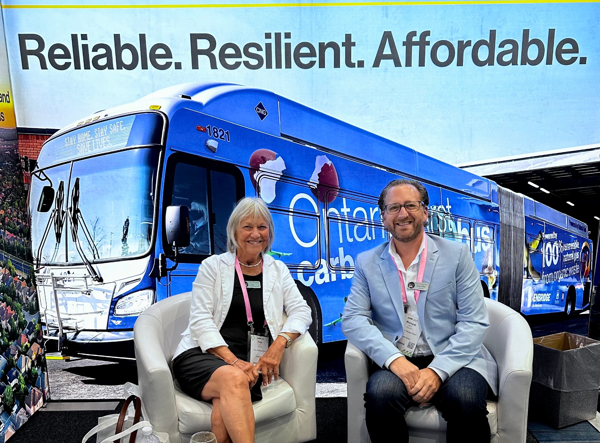 Richard White representing Wasaga Beach at the AMO conference
