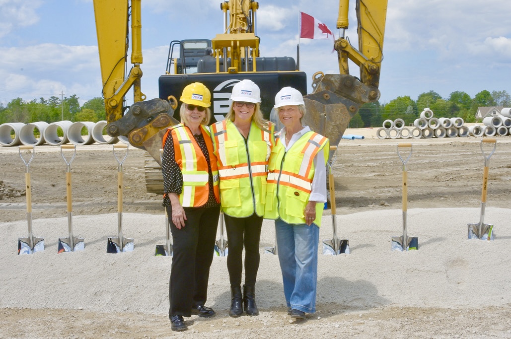 Tanya Snell at a groundbreaking ceremony for major local development