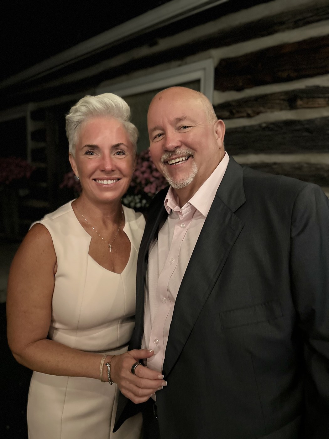 Brian Smith with his wife Joanne